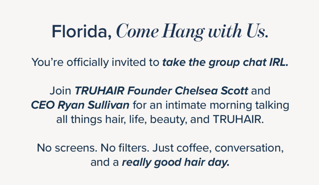 TRUHAIR @ Willa’s Provisions
