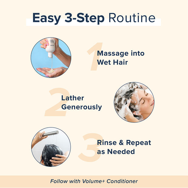 Volume+ Shampoo with Biotin and Panthenol