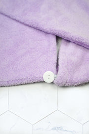 Coral Velvet Plush Hair Towel
